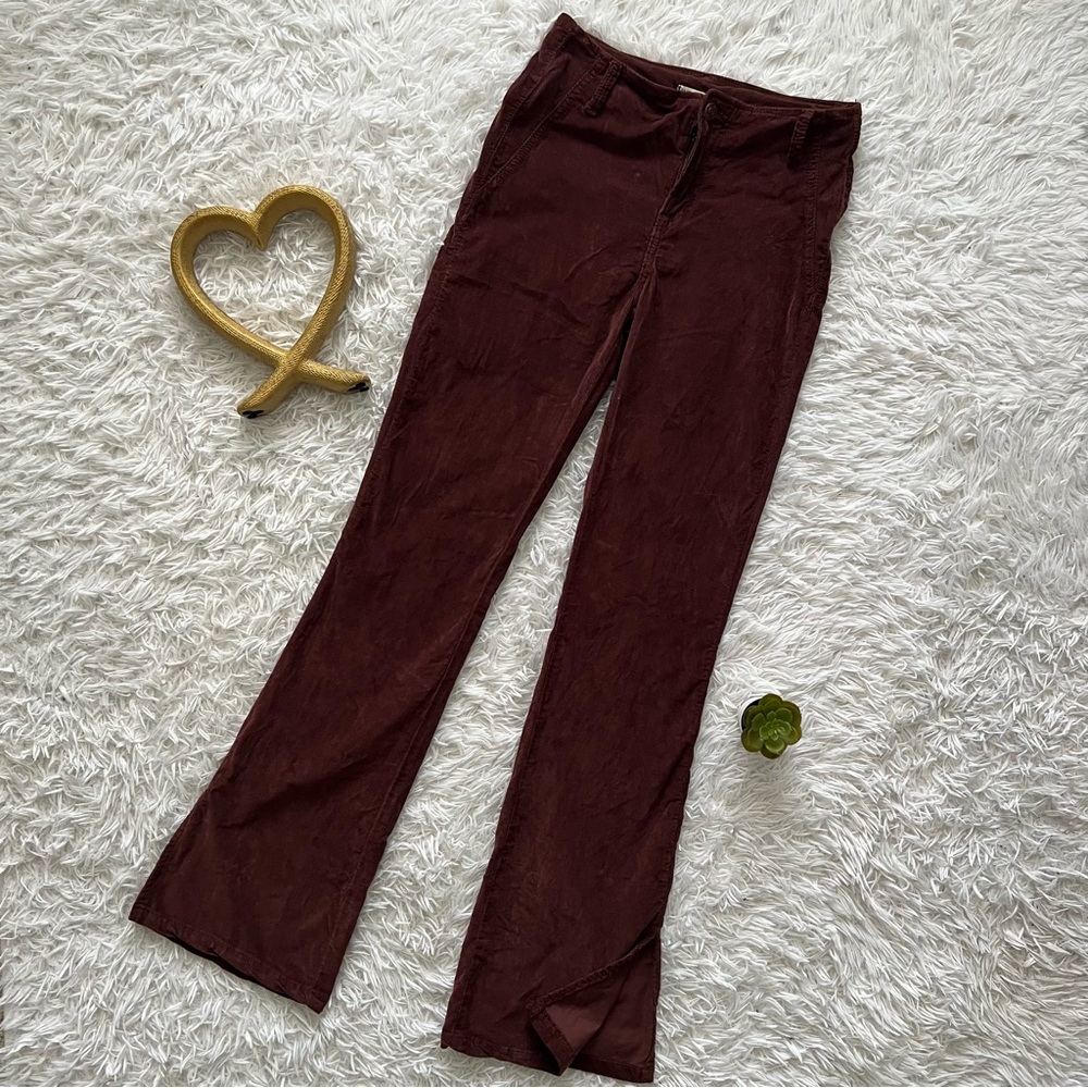 We The Free Corduroy Pants in Deep Red